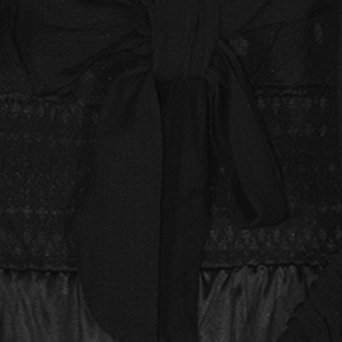 Vestido corto con olanes y encaje para mujer Philosophy, talla chica