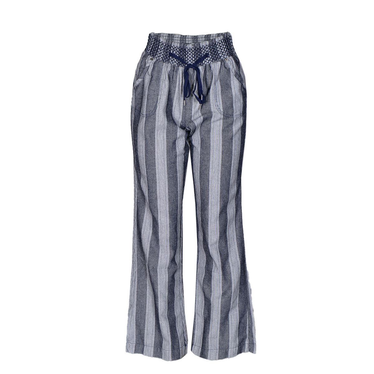 Pantalón Acampanado con Estampado y Jareta para Mujer Philosophy Talla Grande