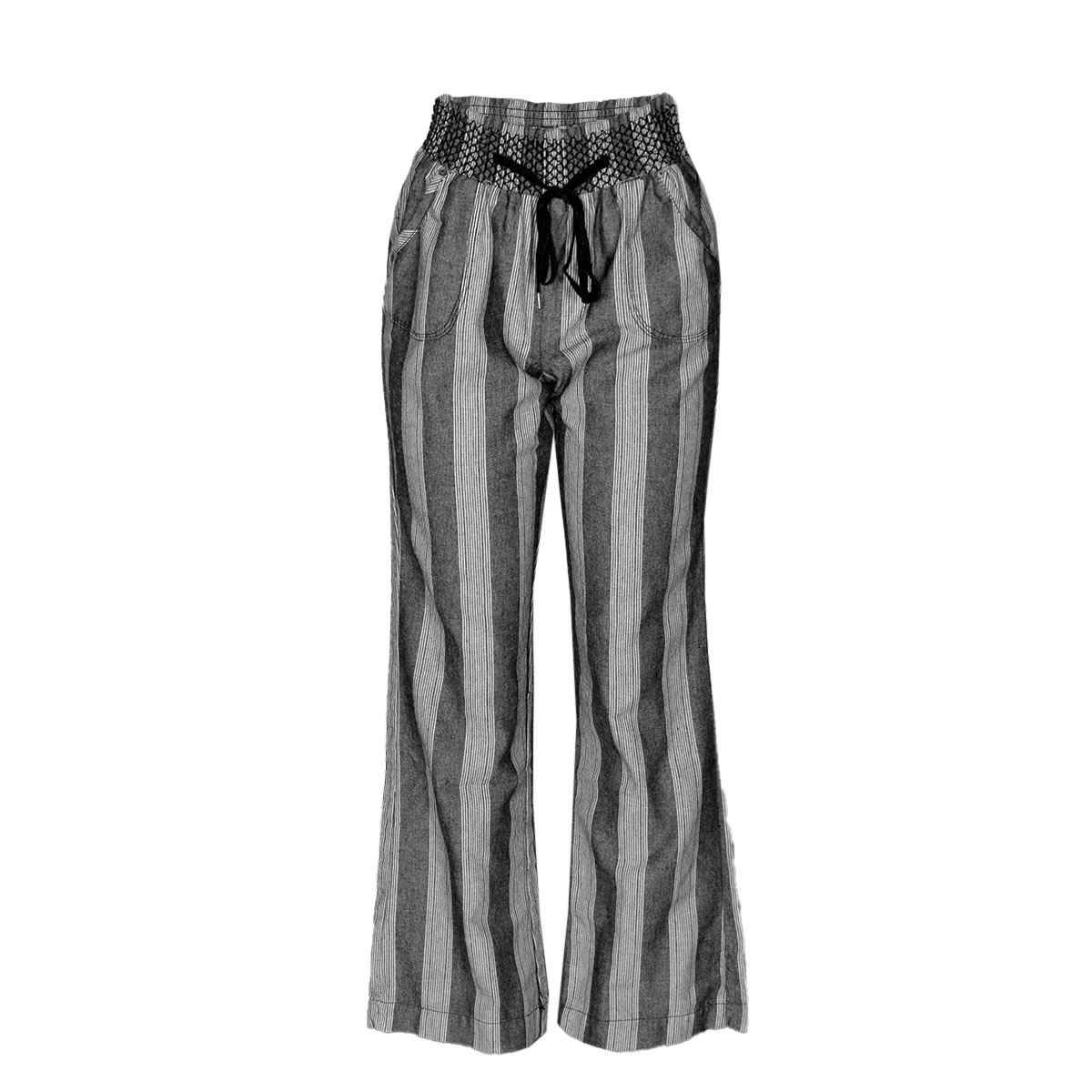 Pantalón Acampanado con Estampado y Jareta para Mujer Philosophy Talla Grande