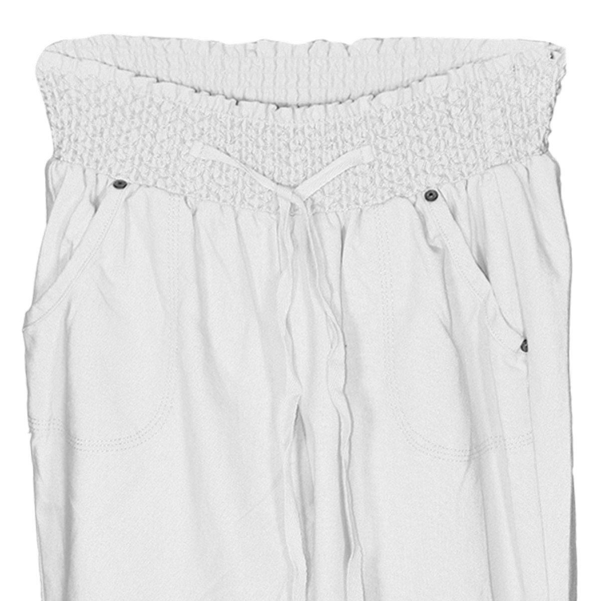 Pantalón Acampanado con Elástico y Jareta para Mujer Philosophy Talla Mediano