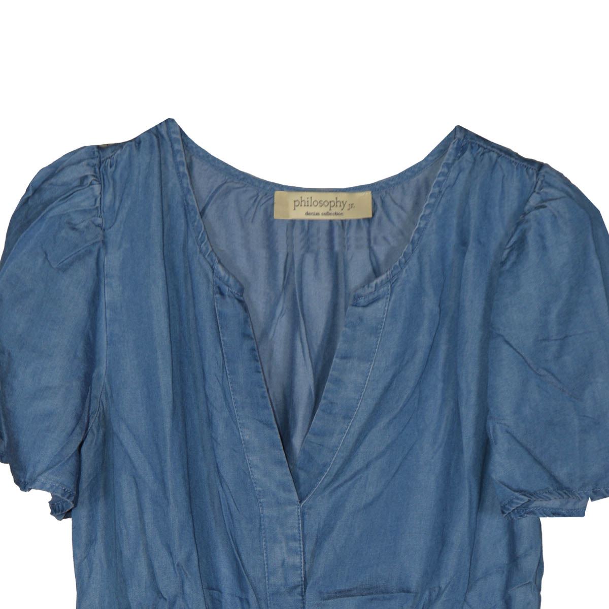 Vestido corto con olanes para mujer Philosophy (Talla Chica)
