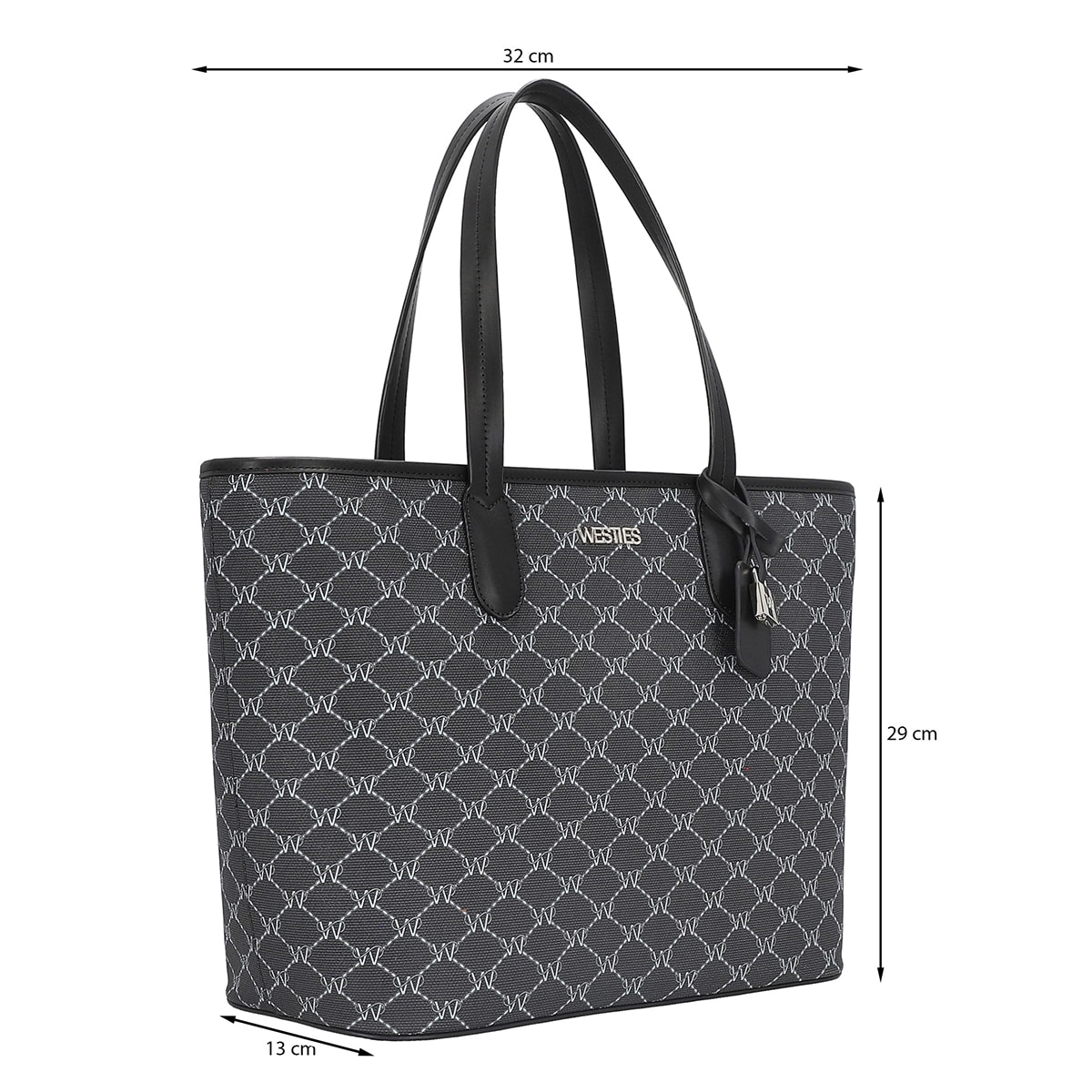 Bolsa Tote Westies Blanco/Negro para Mujer