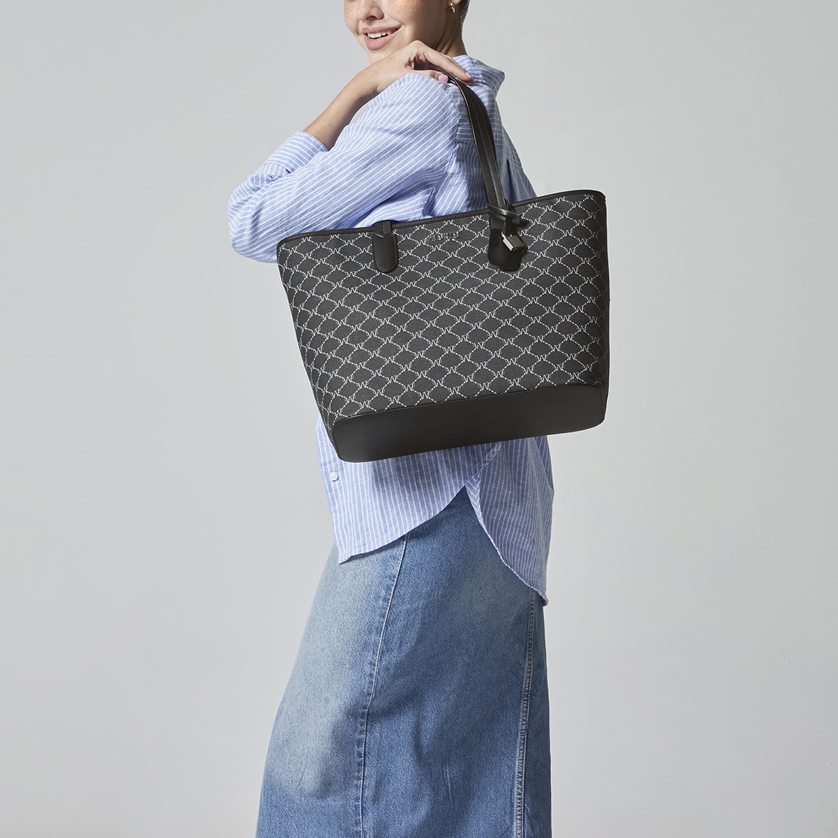 Bolsa Tote Westies Blanco/Negro para Mujer