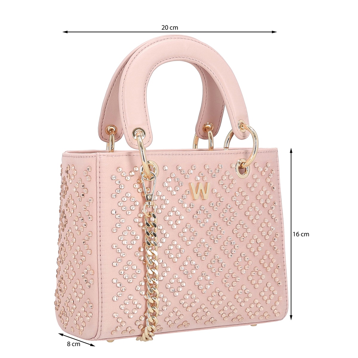 Bolsa Satchel Westies Rosa para Mujer