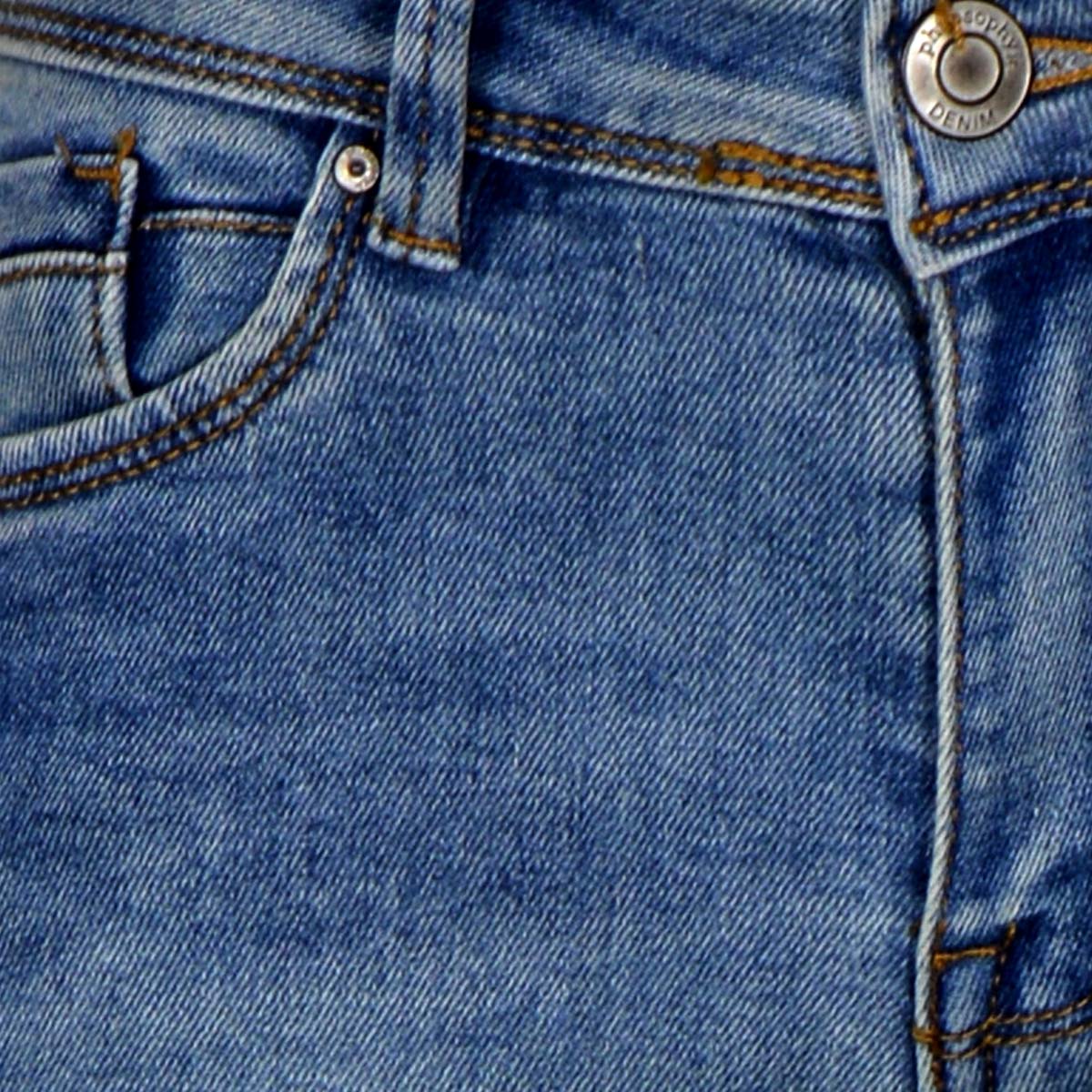 Jeans Skinny con Bolsillos Philosophy Color Azul Claro Talla 1 para Mujer