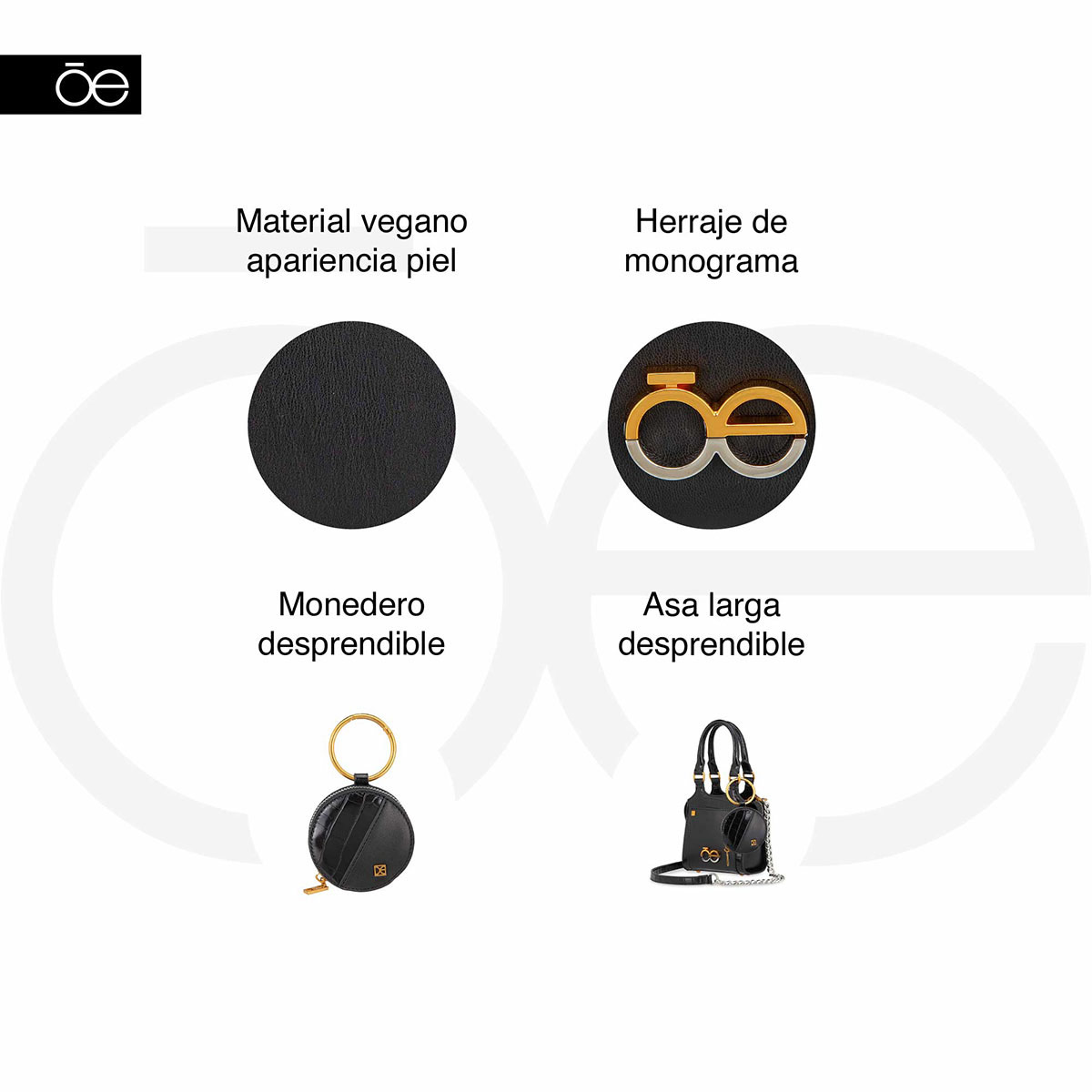 Bolso Satchel Cloe Color Lila para Mujer