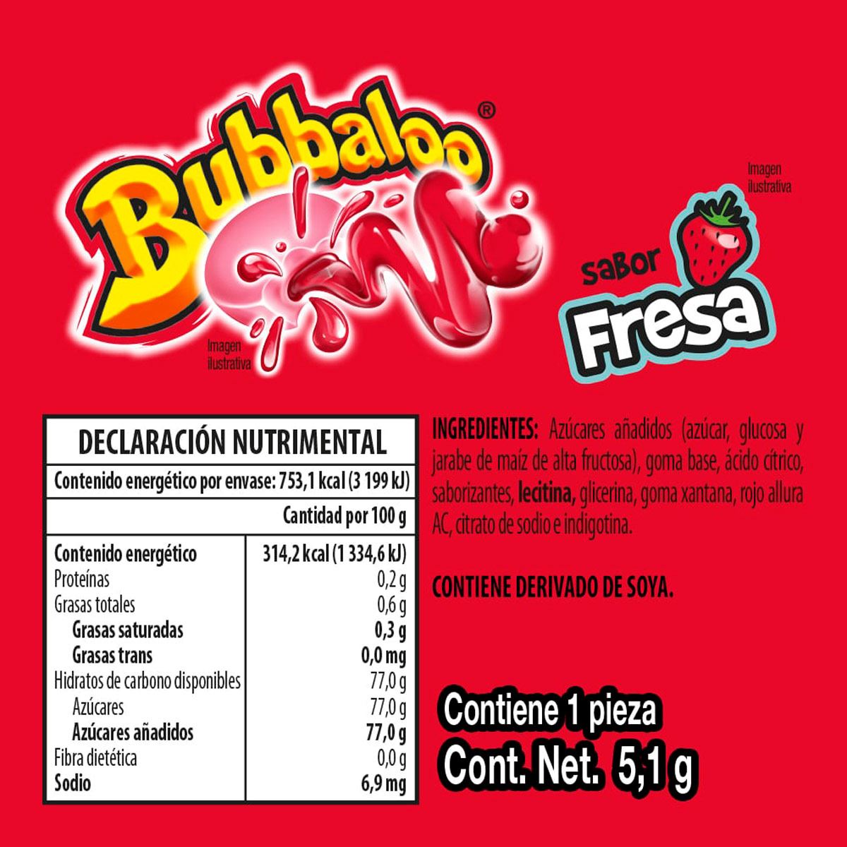 Bubbaloo Fresa