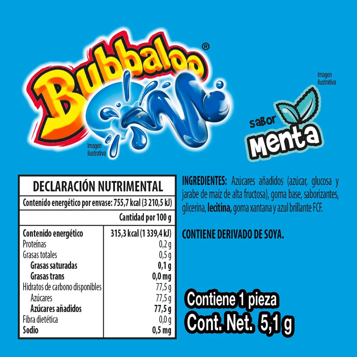 Bubbaloo Menta