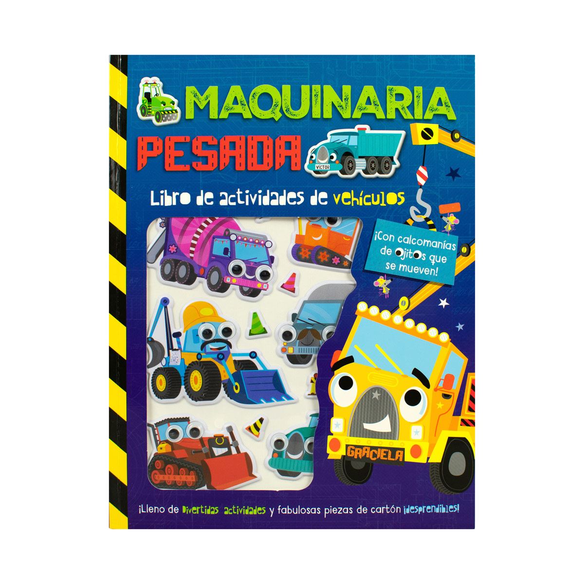 Libro de actividades: maquinaria pesada.