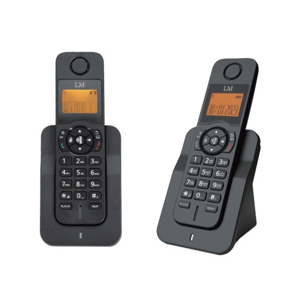 Teléfono Inalámbrico Duo LM-7002 Negro