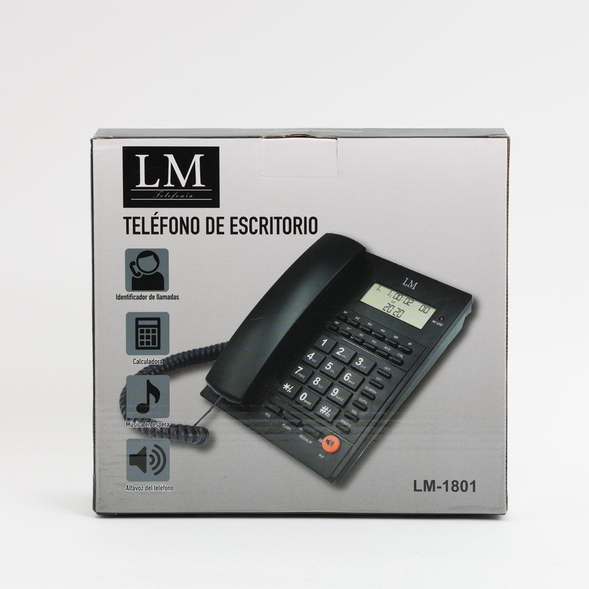 Teléfono Inalámbrico Duo LM-1702-1 Negro