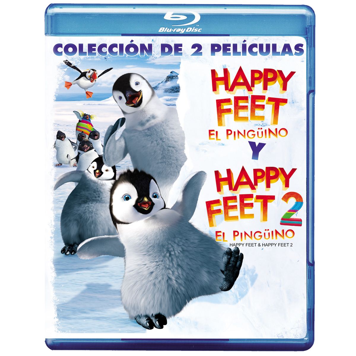 BR Pack Happy Feet el Ping&#252;ino 1 &amp; 2