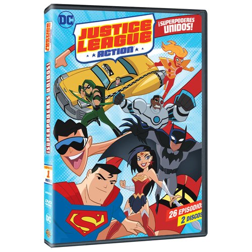DVD DC Jusitce League Action&#58; Temporada 1 Parte 1