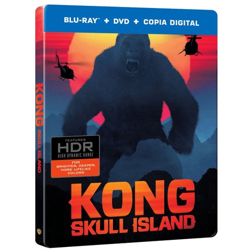 BR&#47;DVD STEELBOOK Kong&#58; La Isla Calavera
