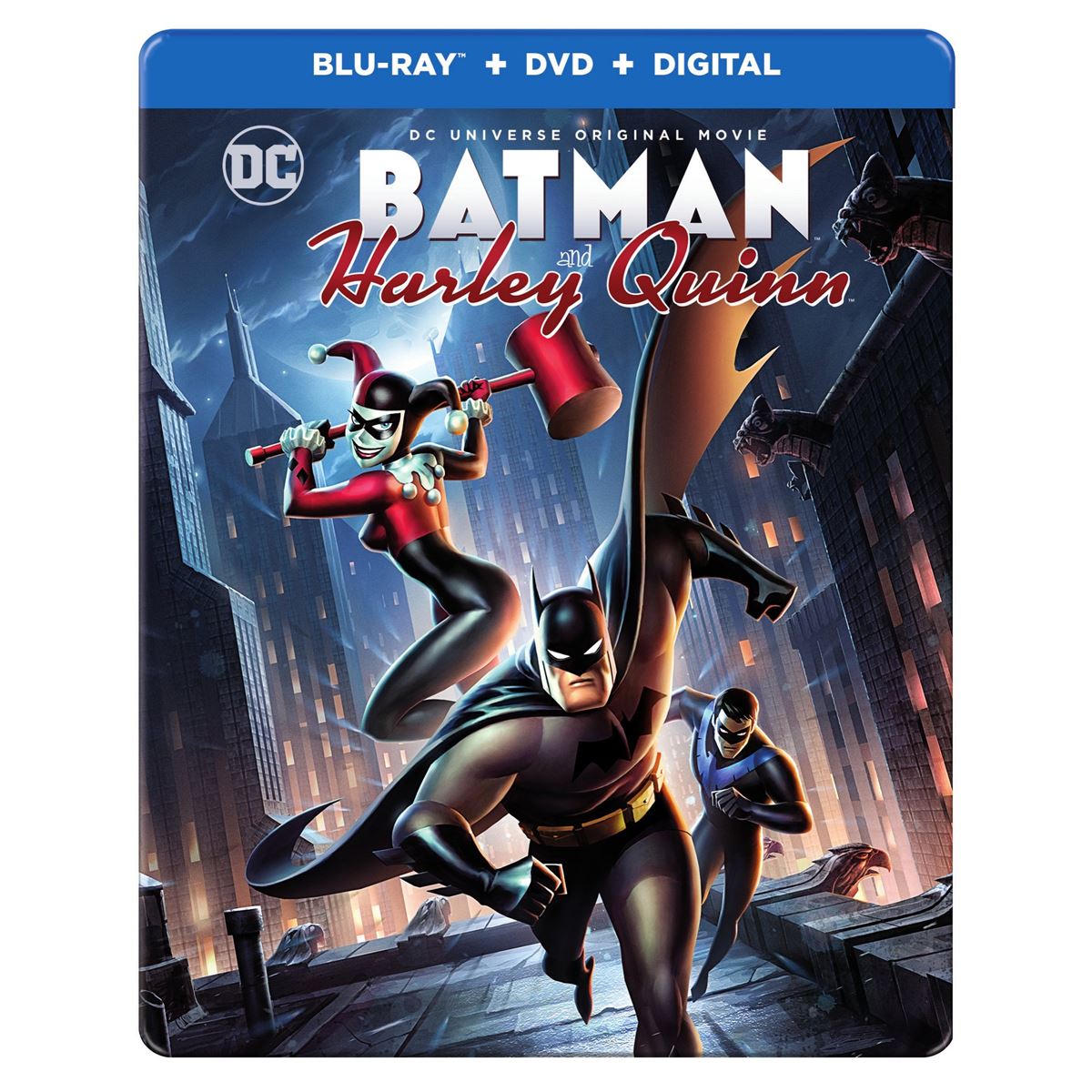 BD&#47;DVD&#47;Copia Digital Steelbook Batman &amp; Harley Quinn