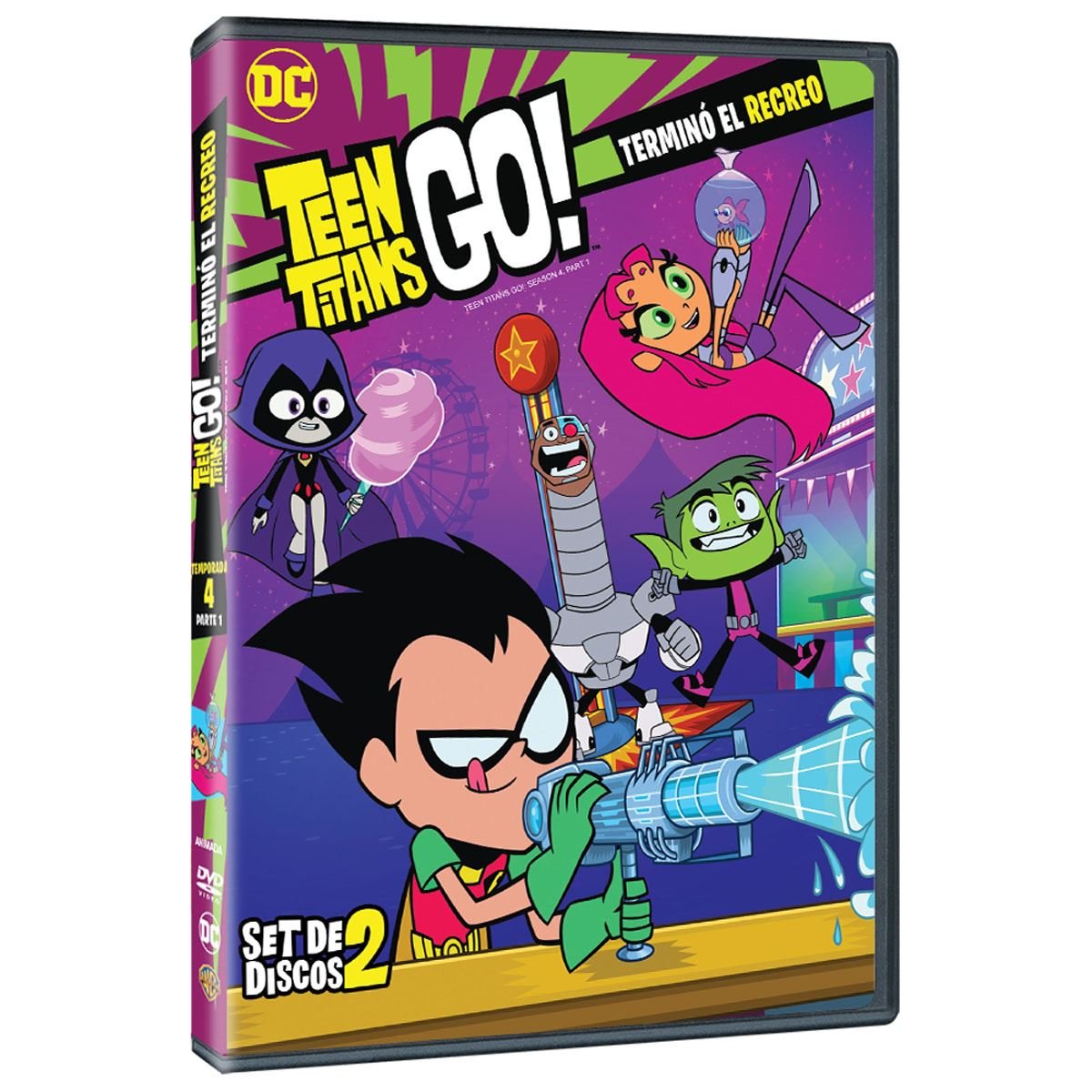 DVD Teen Titans Go&#33; Temporada 4 Parte 1