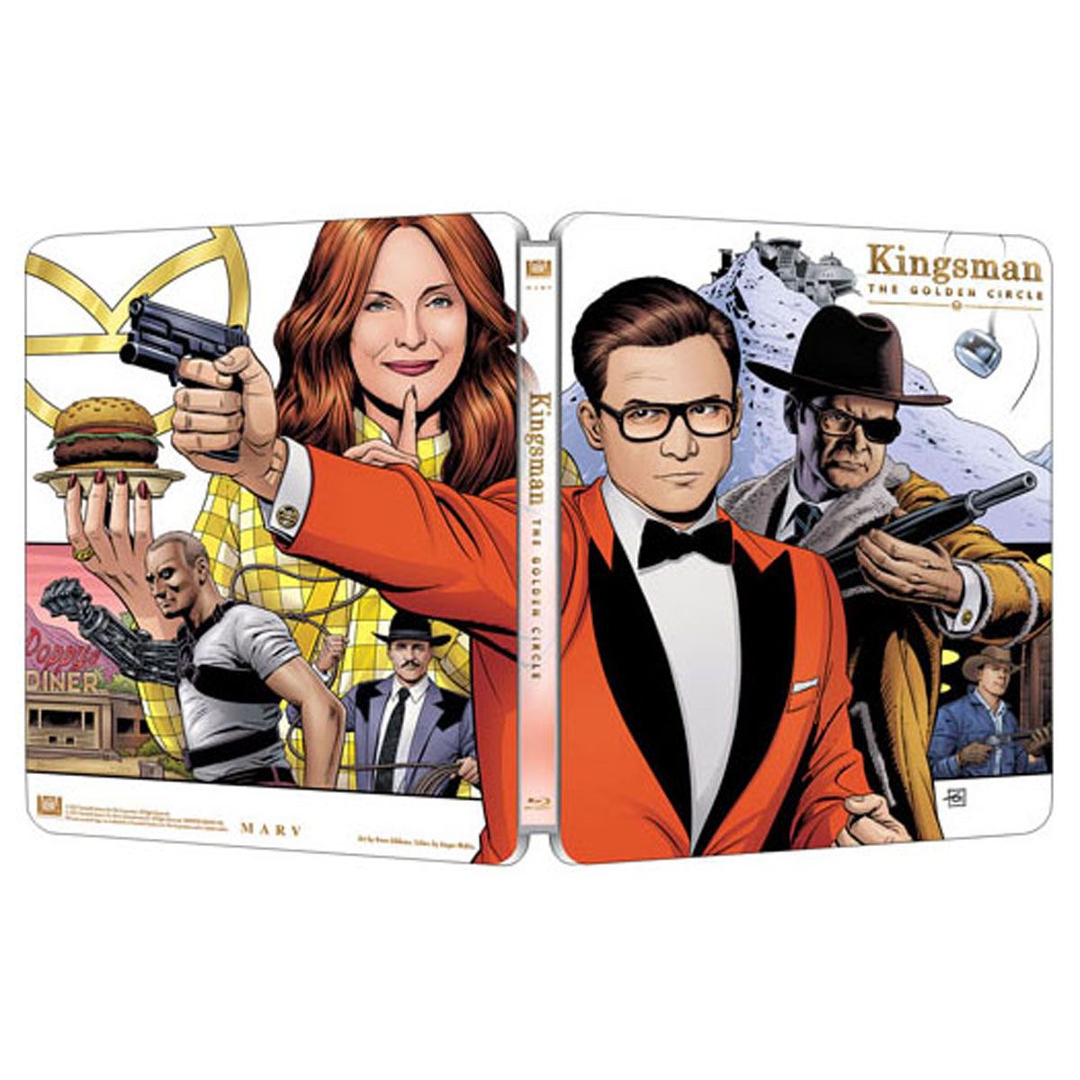 BR Steelbook Kingsman&#58; El Circulo Dorado