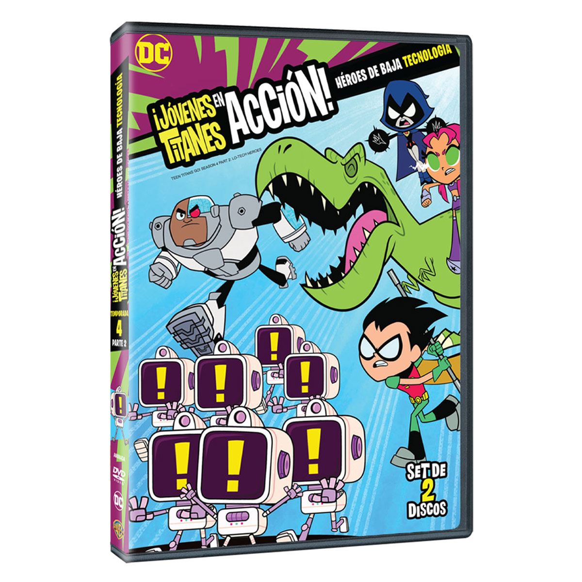 DVD Jóvenes Titanes en Acción Tempo