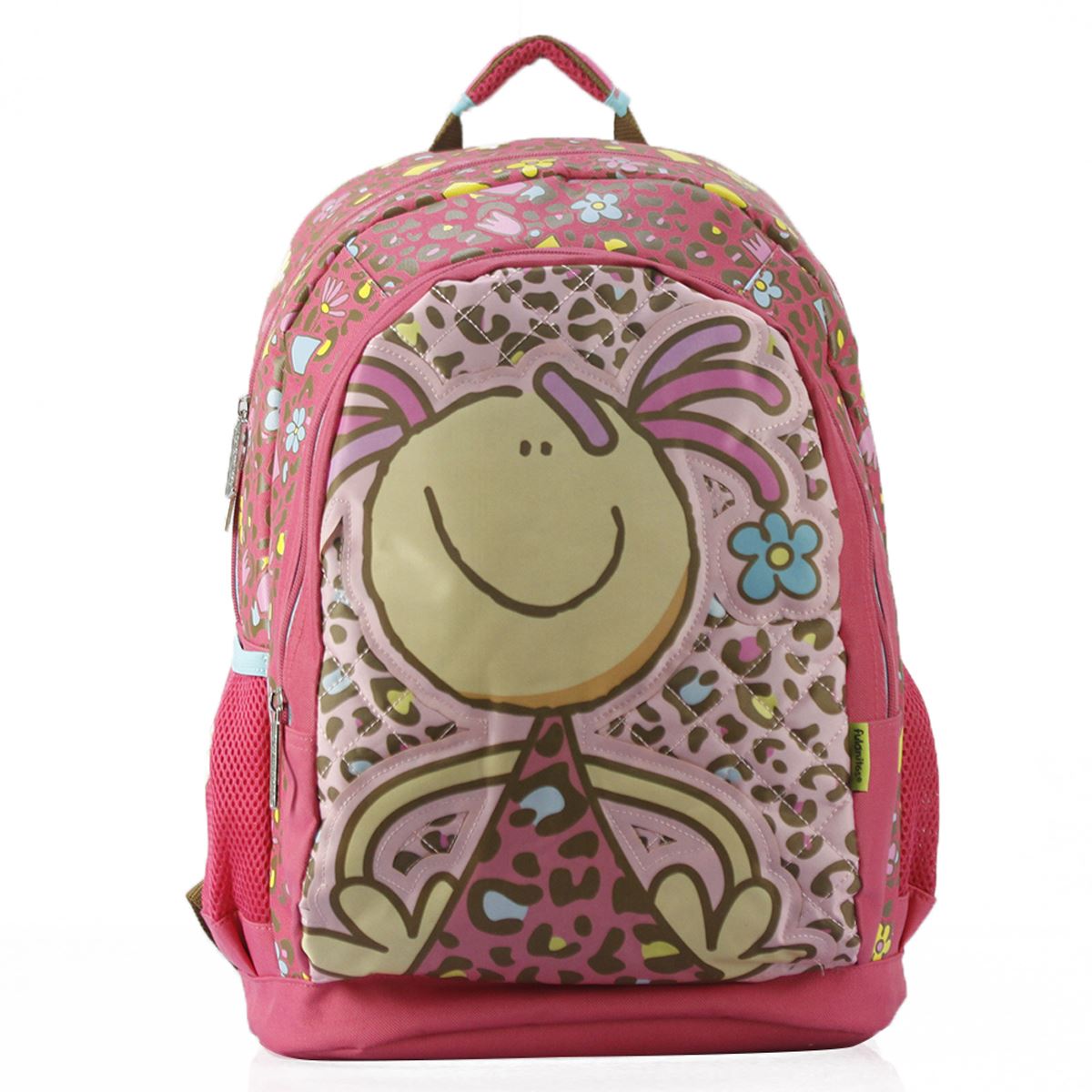 Mochila grande rosa fulanitos wildy