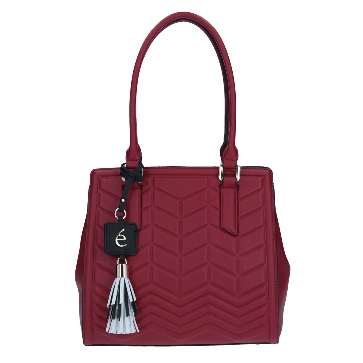 Bolso Tote Dama Color Rojo Gorétt