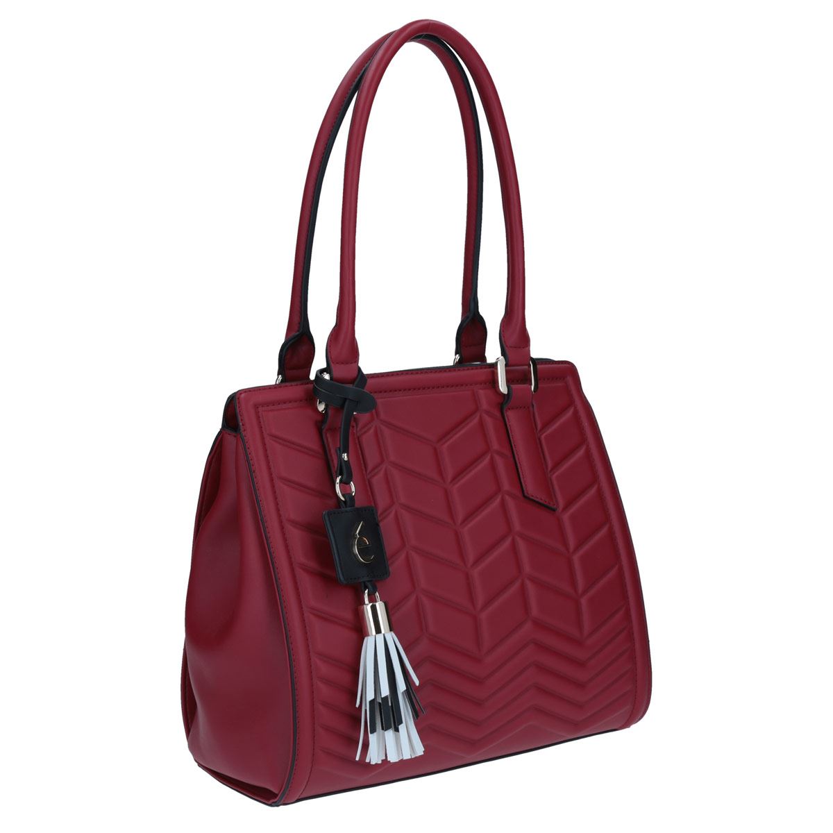 Bolso Tote Dama Color Rojo Gorétt