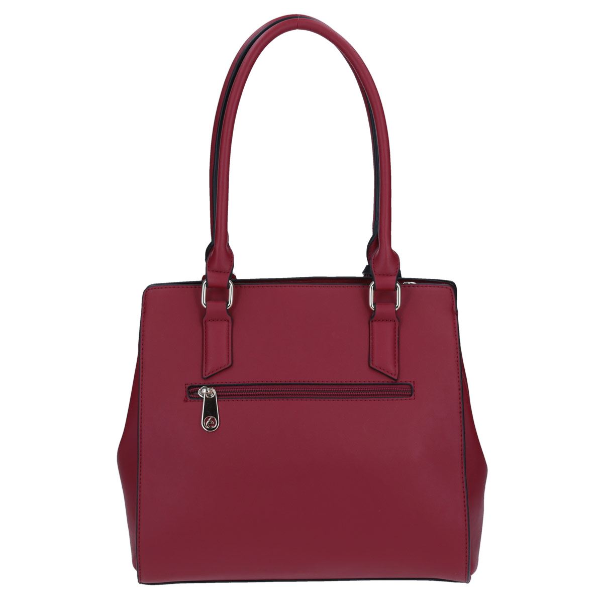 Bolso Tote Dama Color Rojo Gorétt