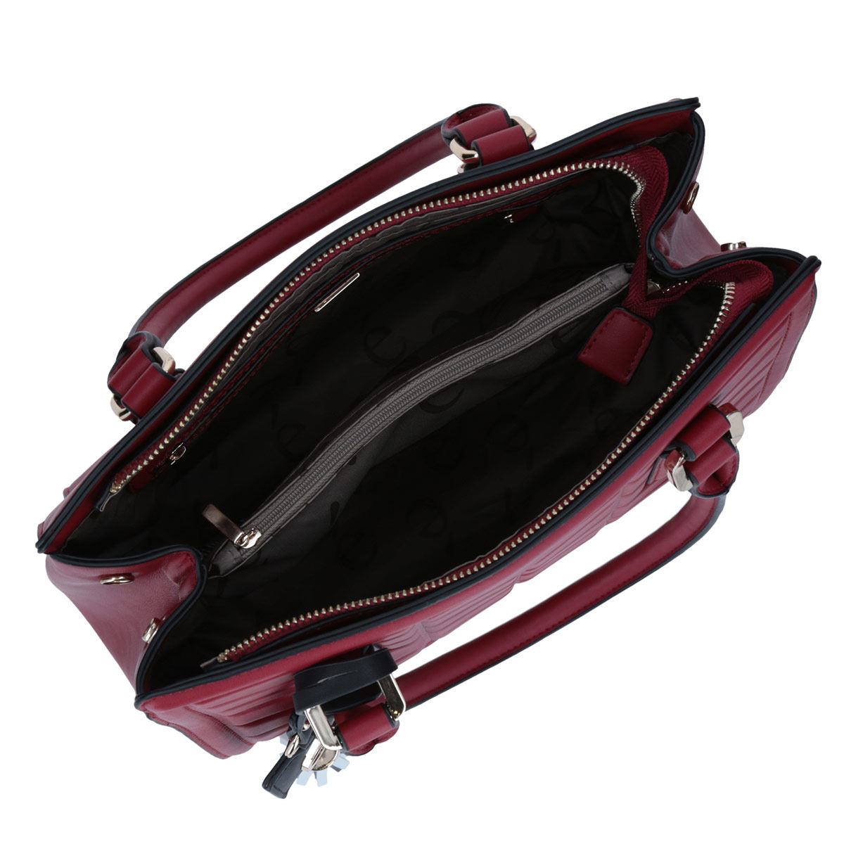 Bolso Tote Dama Color Rojo Gorétt