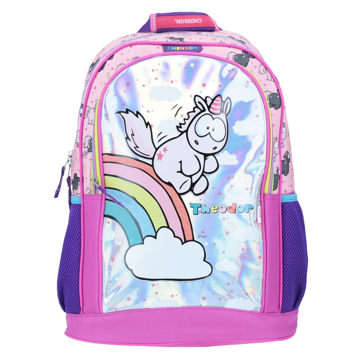 Mochila Grande Nici Rosa Chenson Nc63962-P