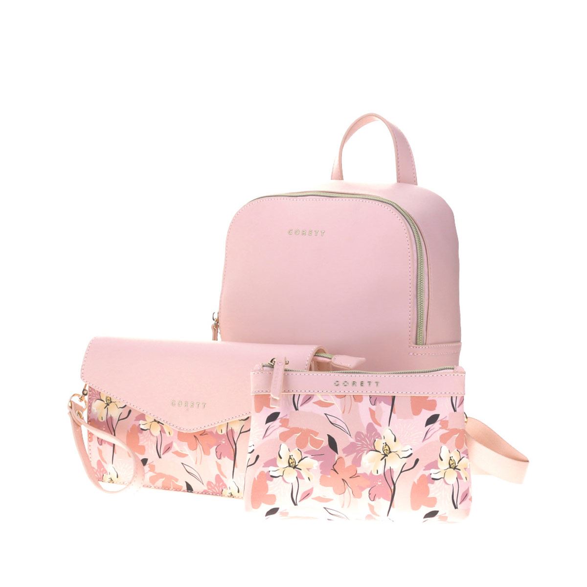 Mochila de dama gorett backpack mediano nude GS22044-5