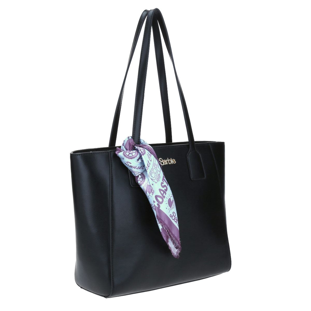 Bolso De Dama Barbie X Gorett Tote Color Negro Modelo BR22023-3