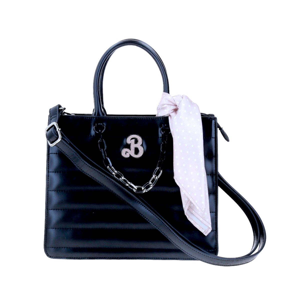 Bolso de dama Barbie X Gorett Tote color Negro modelo BR22028-3