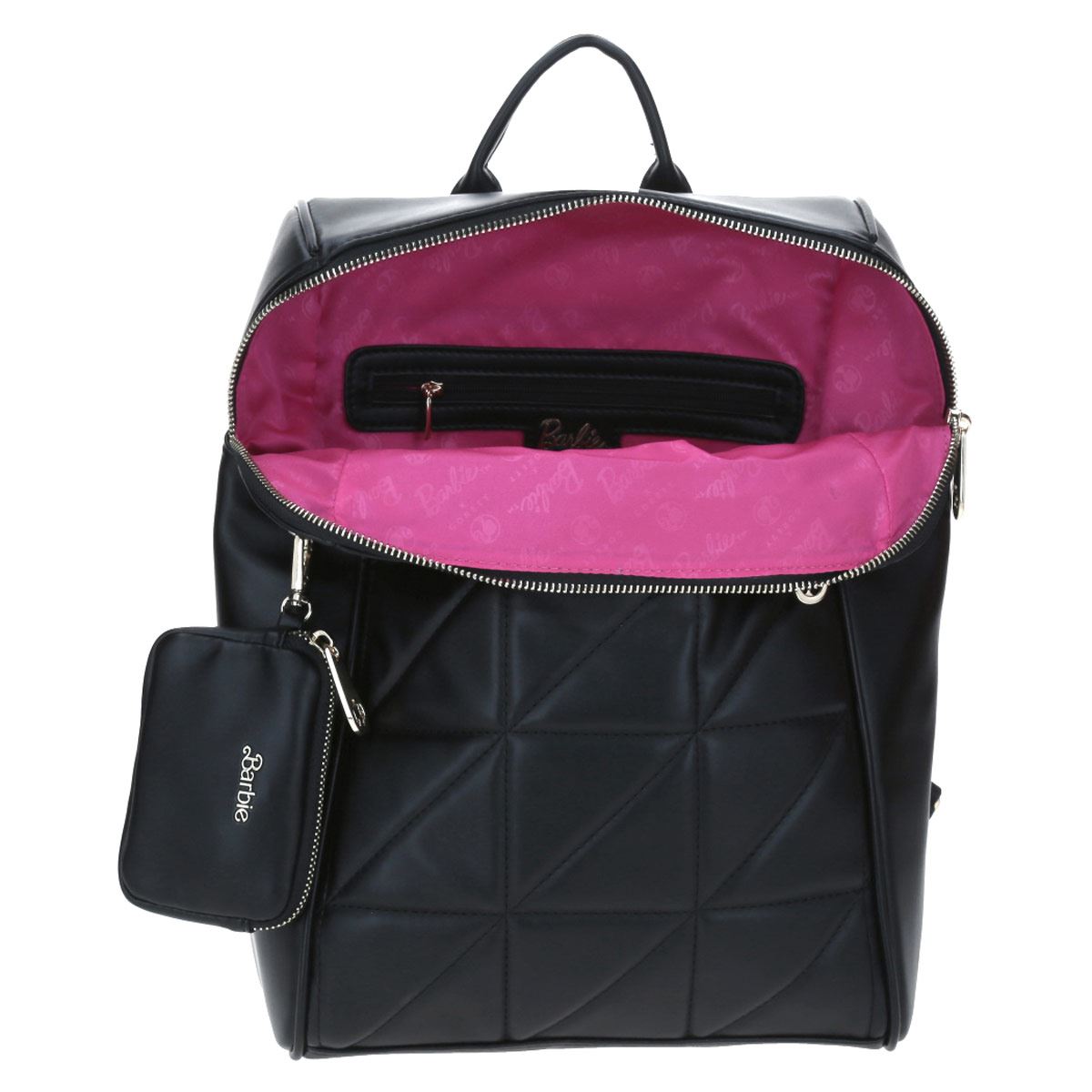Mochila De Dama Barbie X Gorett Backpack Grande Color Negro Modelo BR22073-3