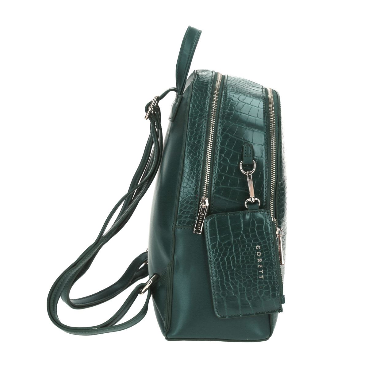 Mochila de Dama Gorett Backpack Mediana Color Verde Modelo GF22103-G