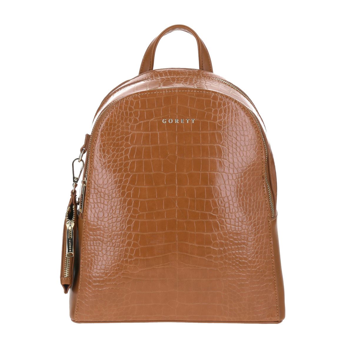 Mochila de Dama Gorett Backpack Mediana Color Camel Modelo GF22103 K