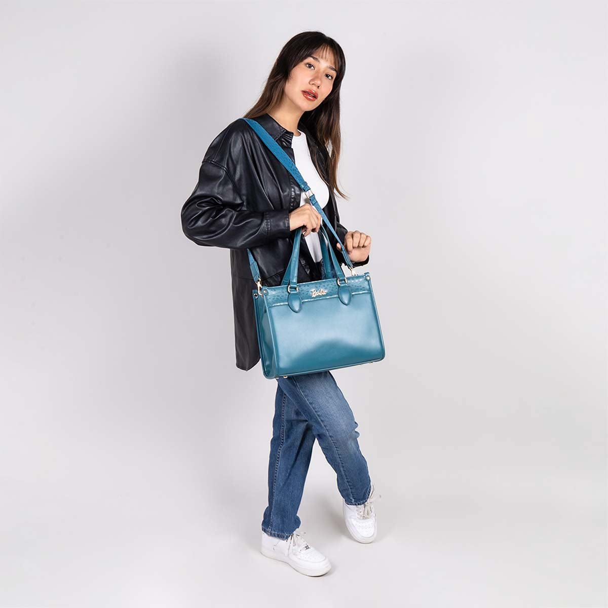 Bolso Barbie X Gorett Para Mujer Tote Color Azul Para Mujer