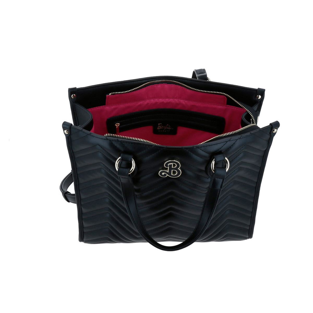 Bolso Barbie x Gorett Tote Color Negro Para Mujer