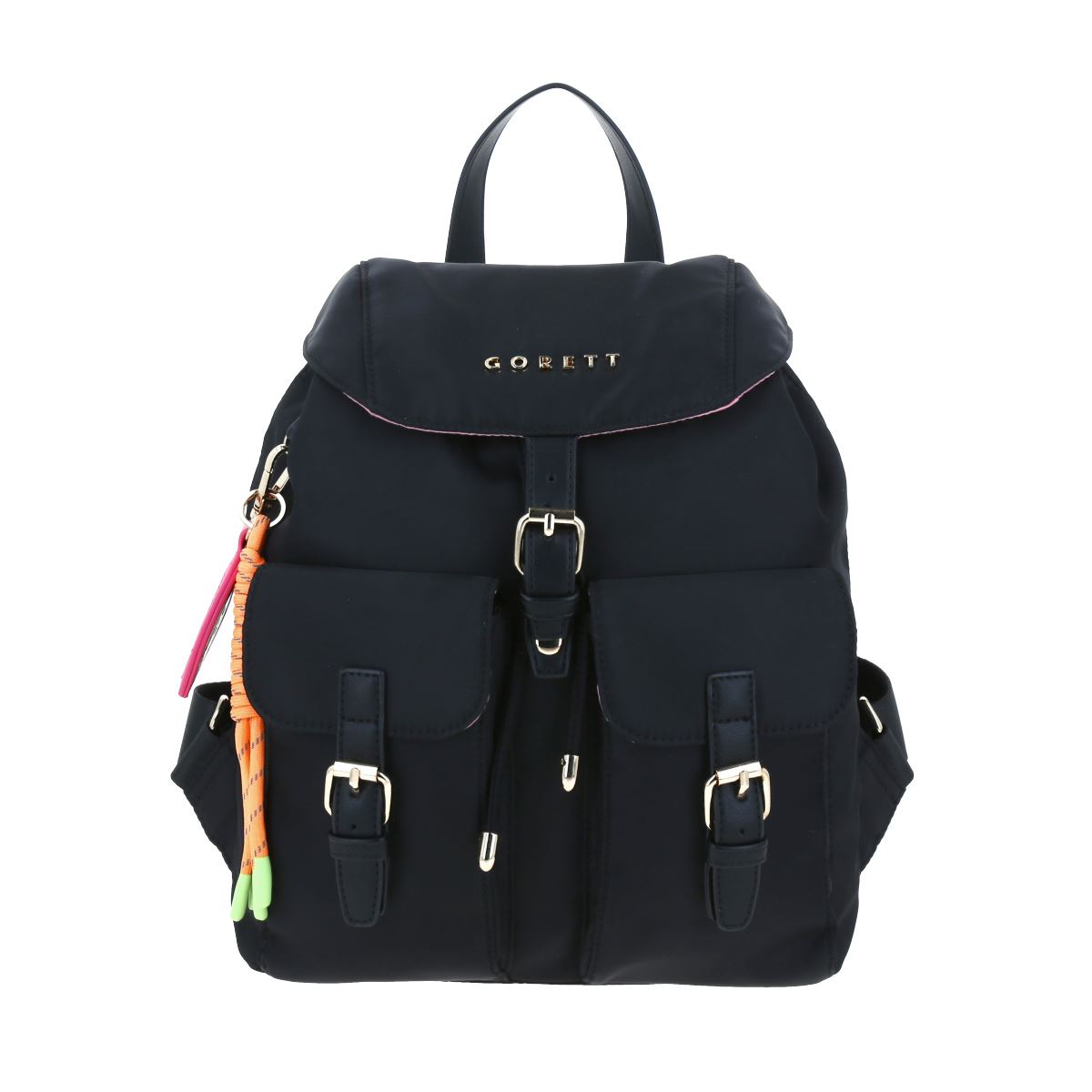 Mochila Mediana Color Negro Para Mujer Gorett