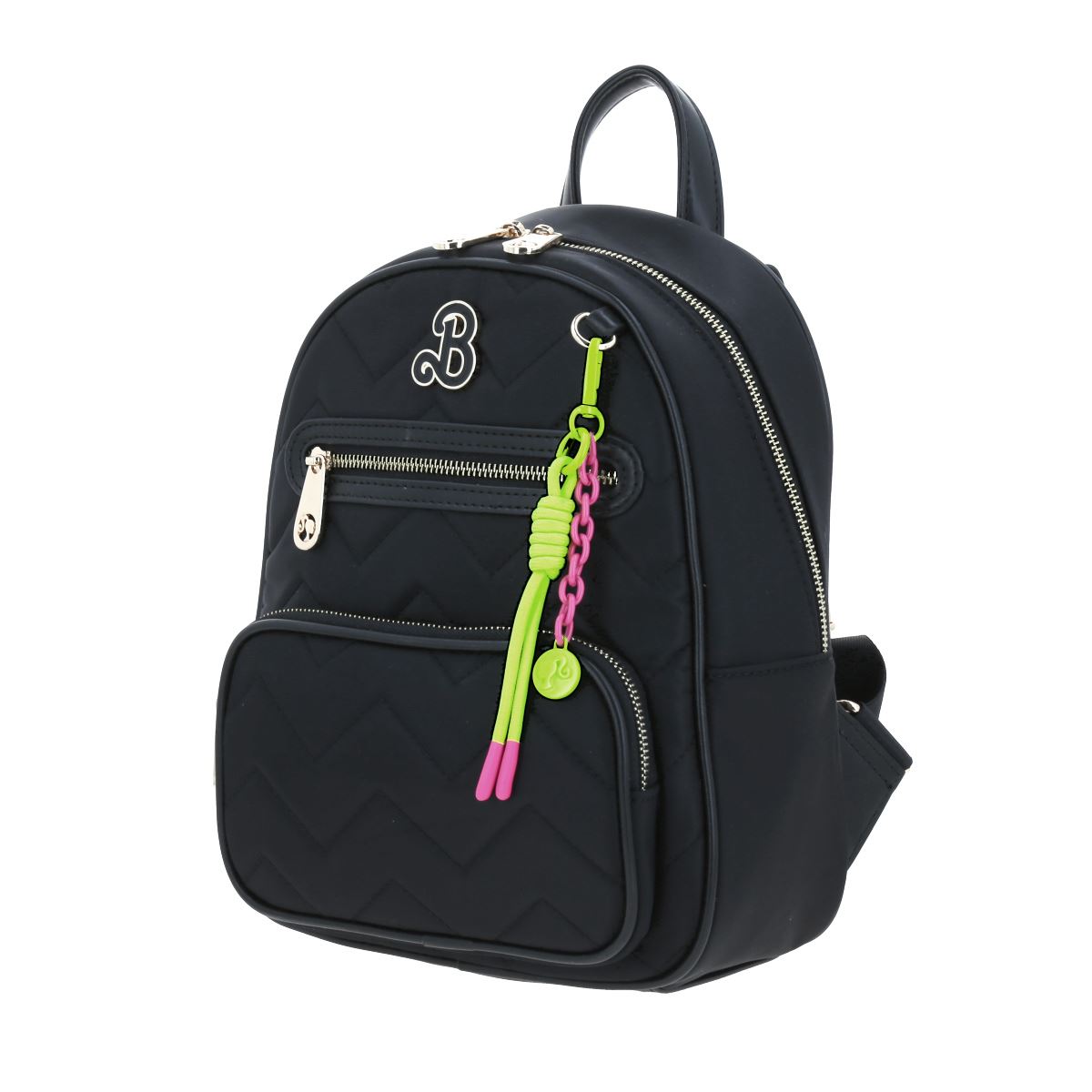 Mochila Mediana Color Negro Para Mujer Barbie X Gorett