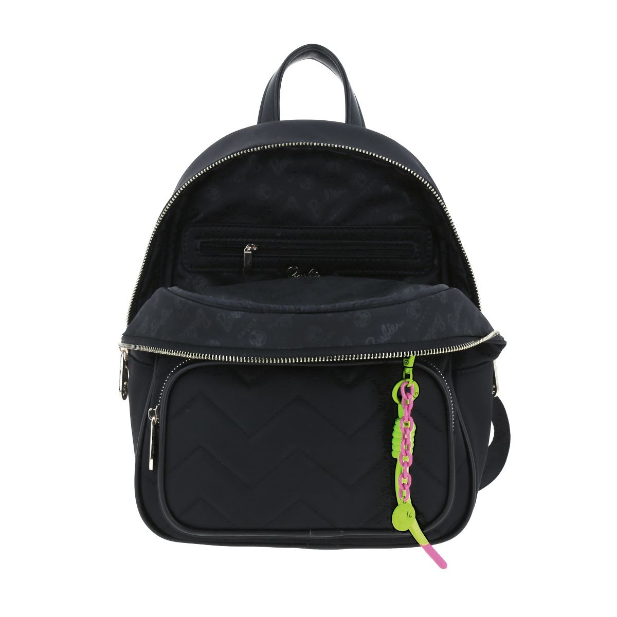 Mochila Mediana Color Negro Para Mujer Barbie X Gorett