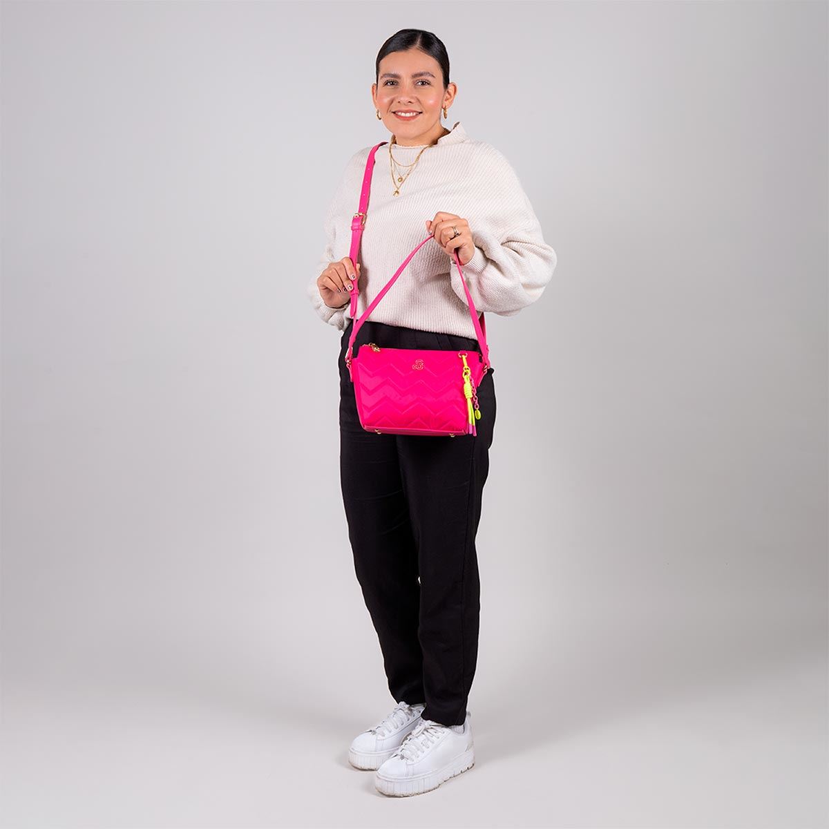 Bolso Baguette Color Rosa Para Mujer Barbie X Gorett