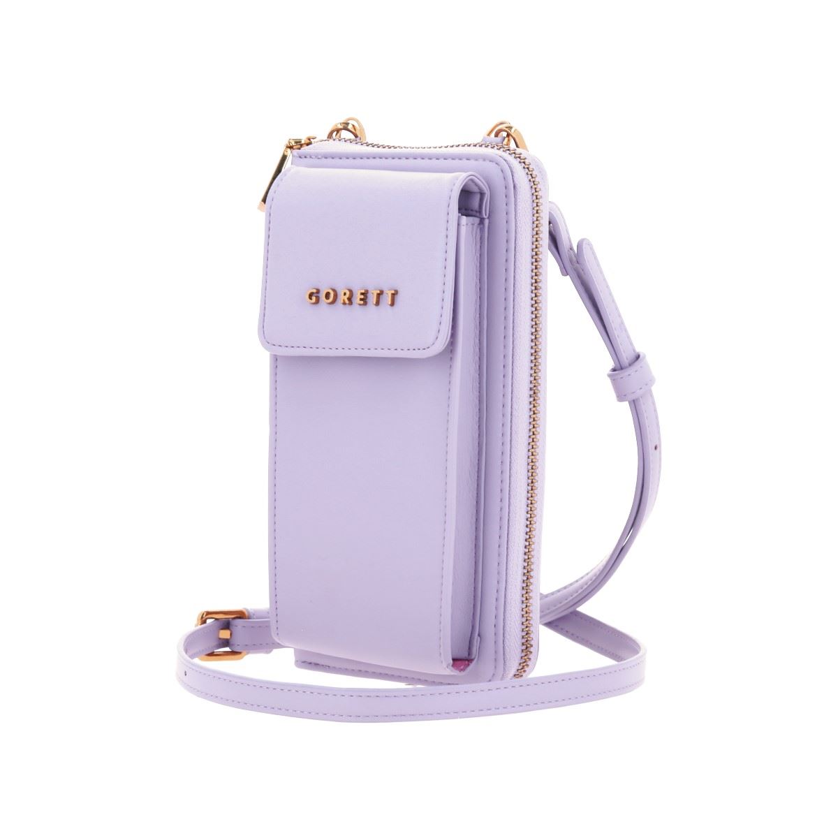 Cartera Porta Celular de Dama Crossbody Lila Gorett