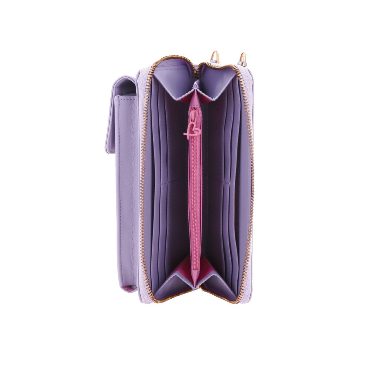 Cartera Porta Celular de Dama Crossbody Lila Gorett
