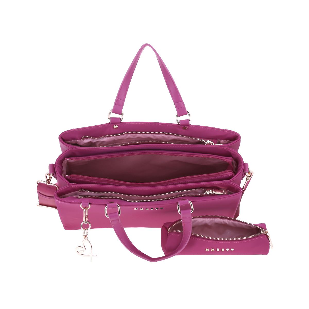Bolso Satchel Gorett Rosa para Mujer