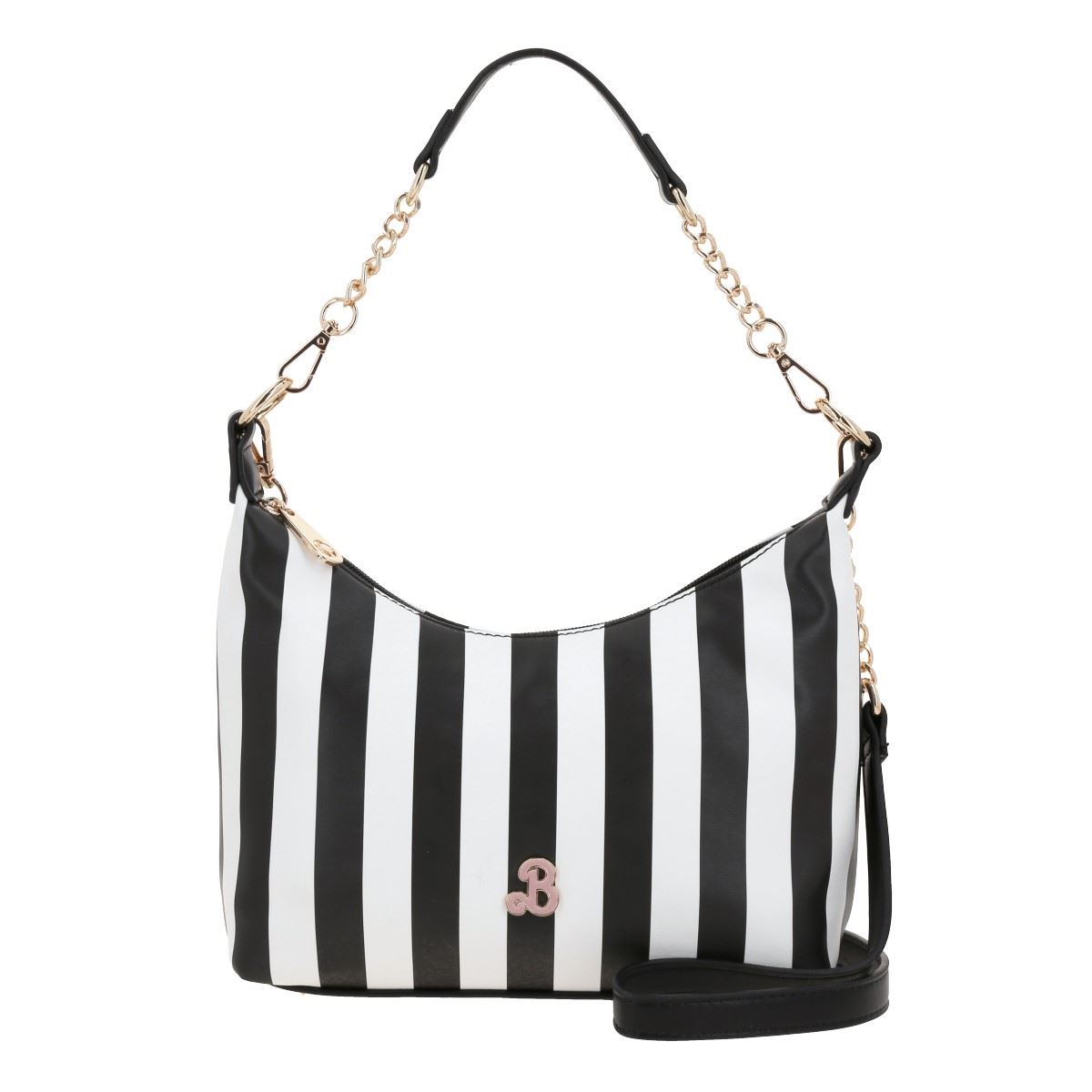 Bolso Baguette Barbie by Gorett Negro para Mujer