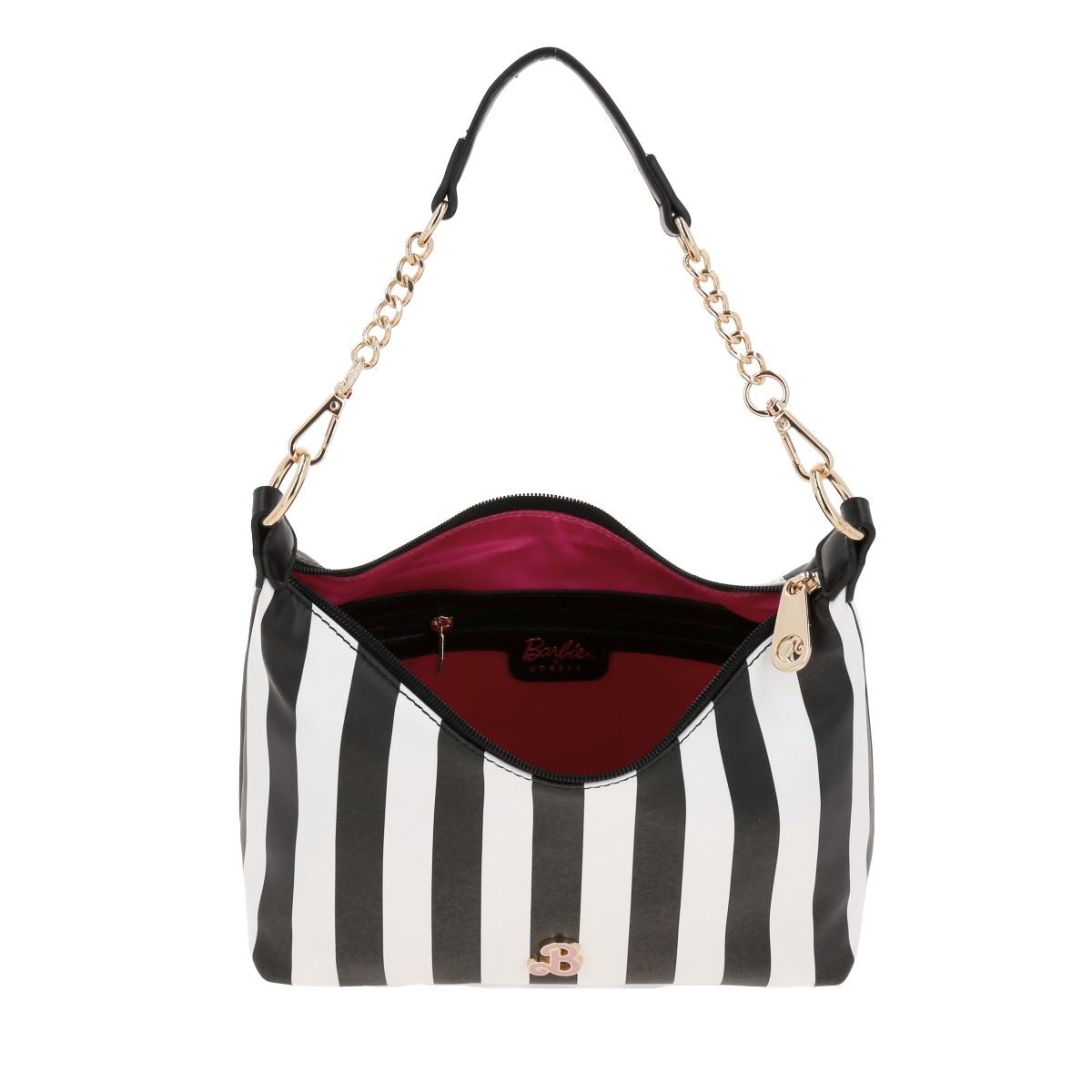 Bolso Baguette Barbie by Gorett Negro para Mujer