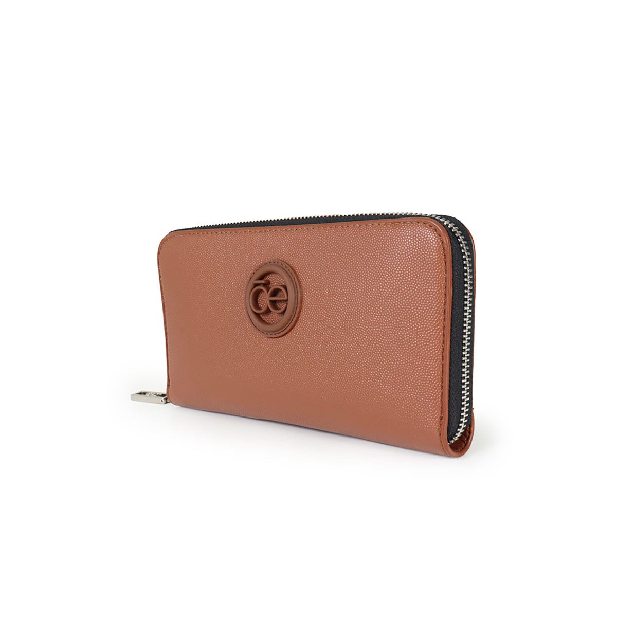 Billetera cloe cierre sencillo color camel modelo 7BINI22083CAM