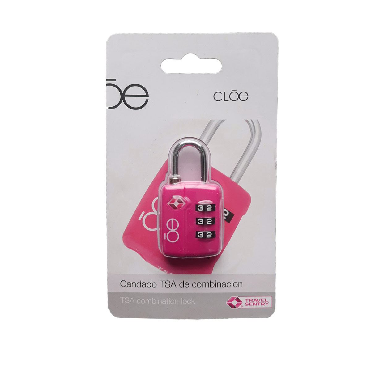 Candado Cloe TSA de combinación