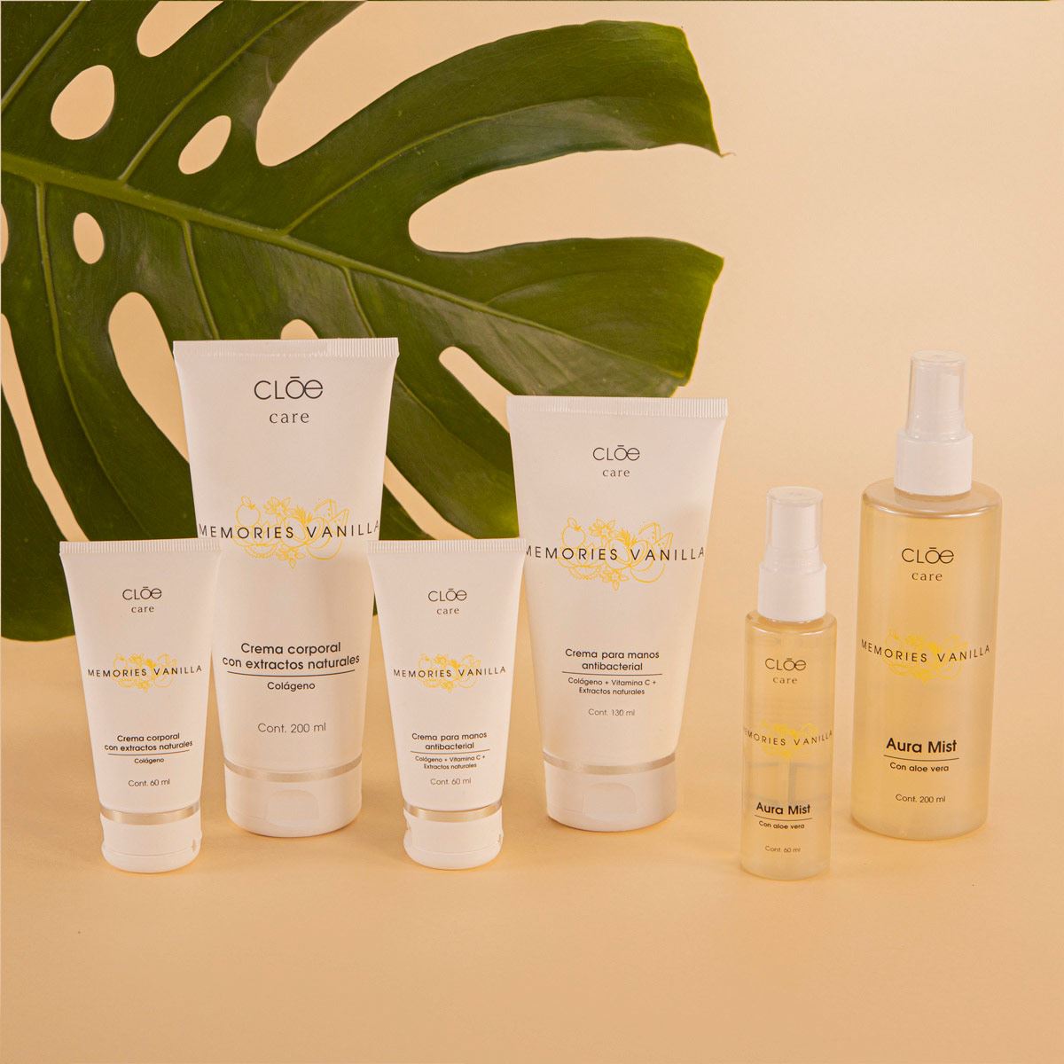 Crema Antibacterial Manos Cloe Aroma Memories Vainilla 130ml