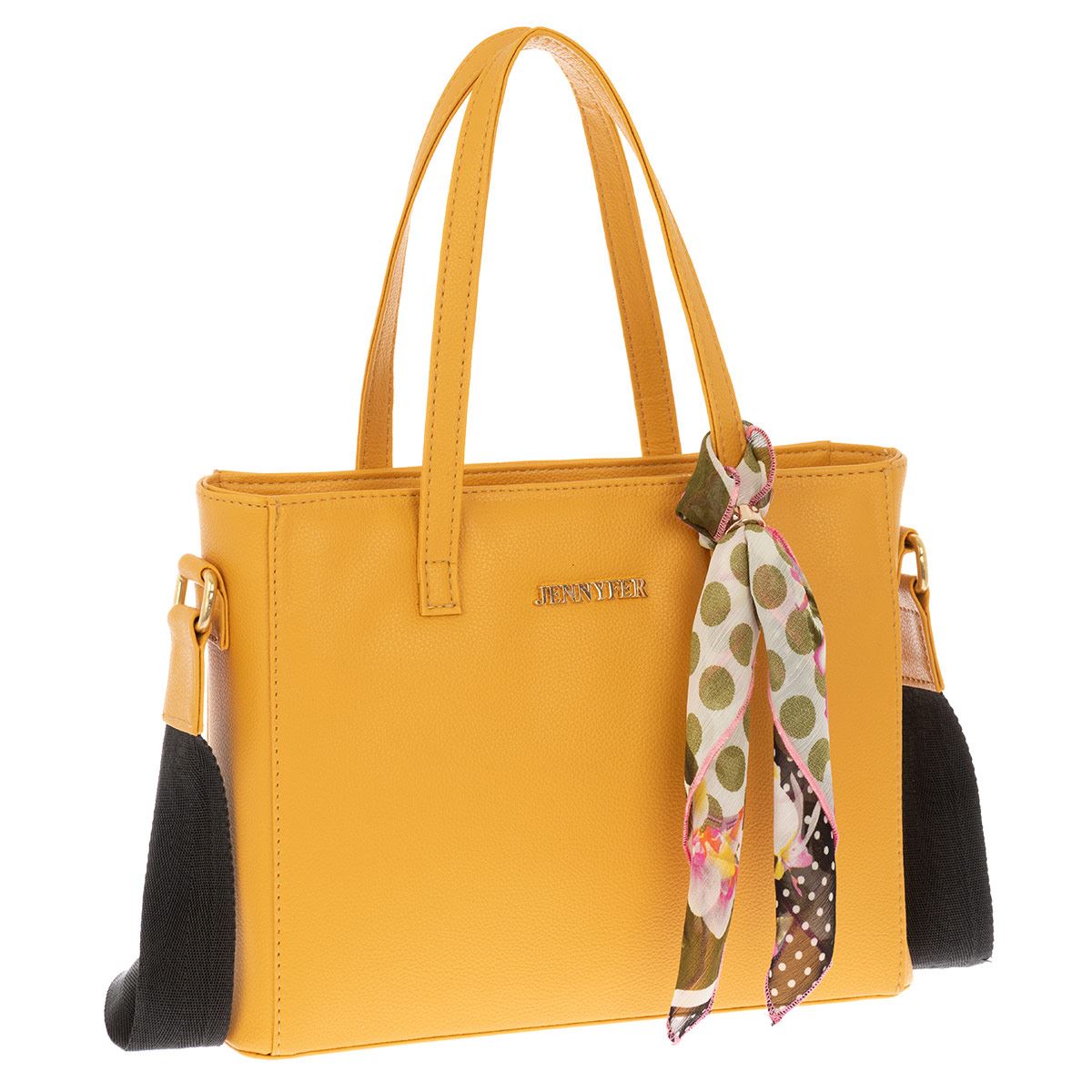 Bolsa Jennyfer modelo 9542-2 tote color mostaza