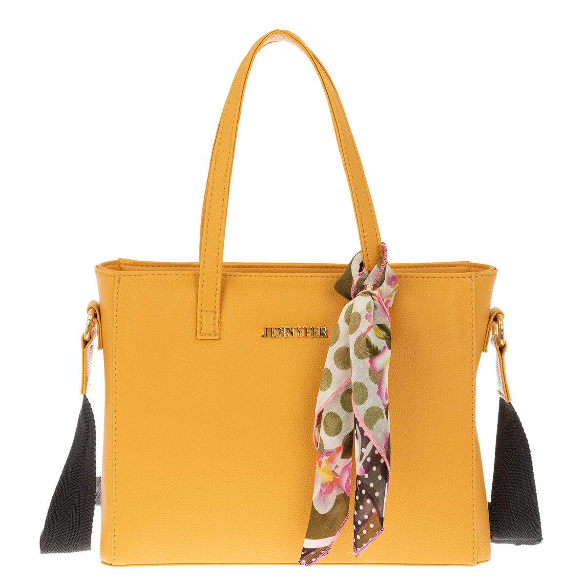 Bolsa Jennyfer modelo 9542-2 tote color mostaza